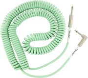 FENDER Original Series, 30FT Coil Instrument Cables (Fiesta Red , Daphne Blue , Surf Green)
