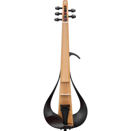YAMAHA Electric Violin YEV105 PRO (5 Strings) - Natural and Black , Natural and Brown